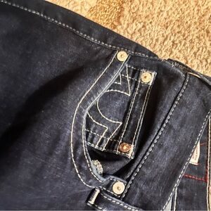 True Religion Dark Blue Slim Straight Jeans
